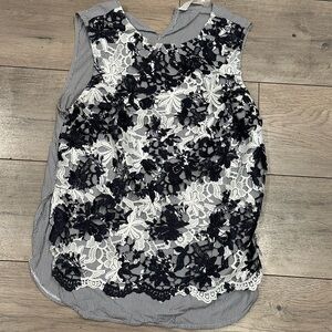 Thakoon sleeveless lace top sz 6